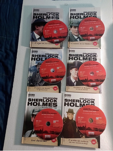 Sherlock Holmes, Colección Inedita De 40 Libros Y  Dvd.