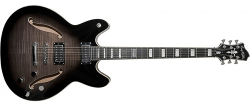 Guitarra Electrica Hagstrom Viking Deluxe Baritono 335 Jazz