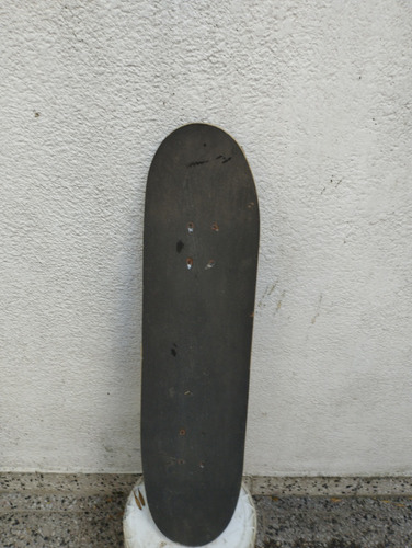 Ofertón!!! Patineta Skateboard 4 Ruedas Blancas Plateados (Usado)