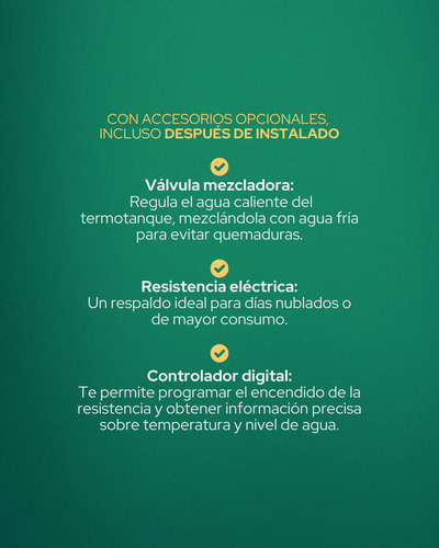 Termotanque Solar 250 Litros Acero Inoxidable Only Energías Gris