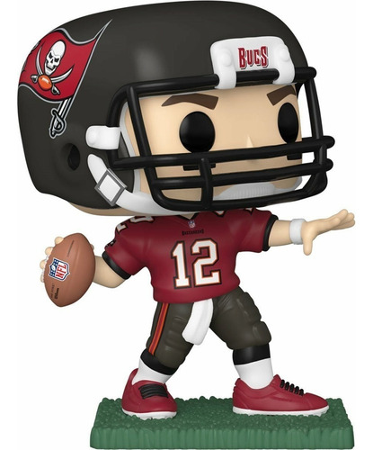 Funko Pop Tom Brady Nfl Bucs Football Uniforme Casco Balon