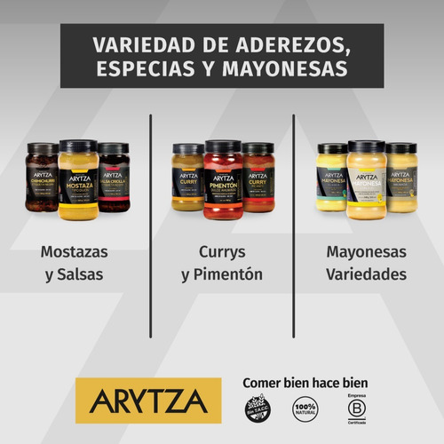 Curry Picante Gourmet Arytza 100% Natural - Sin Tacc