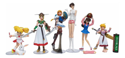 Sr Namco Real Figure Collection Gals (yujin) Gashapones Set