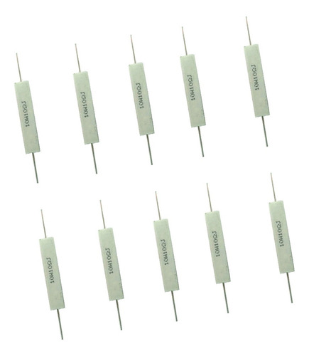 T 10pcs Resistencia De Cemento General 10w 10ohm
