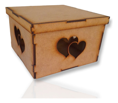 Caja Corazón 15x15x10 Pack X10 Unidades