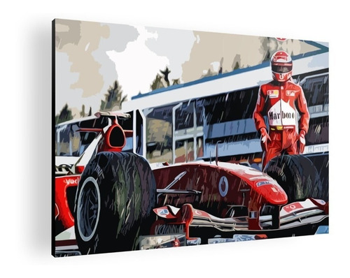 Cuadro Decorativo Mural Poster Schumacher 60x42 Mdf