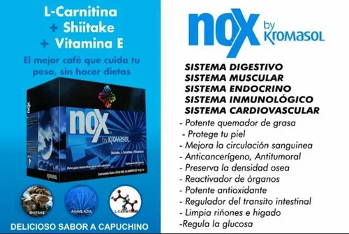 Nox Capuchino By Kromasol Caja Con 36 Sobres 10g C/u