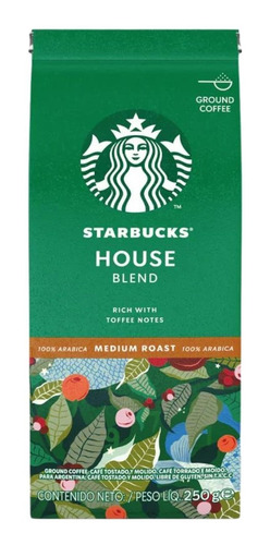 Cafe Starbucks Med House Blend 250 Gr