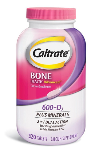 Caltrate Bone Health Advanced 600+d3. 320 Tabletas.