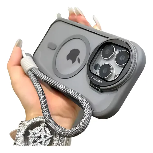 Funda Case Para iPhone Magsafe Con Cámara Protector+correas