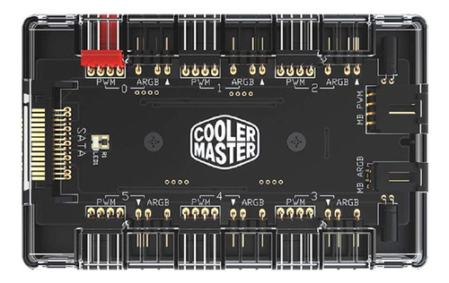 Conector Rgb Y Pwm Con 6 Puertos Splitter Magnético De 1 A 6