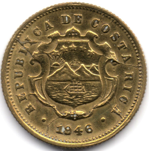 Costa Rica 10 Céntimos 1946