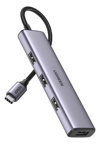 comprar Adaptador Hub Ugreen Usb C - 4 X Usb A 3.0, Multipuerto