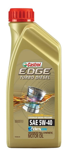 Lubricante Castrol Edge Turbo Diesel 5w40 Sintetico 1l. L46