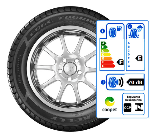Kit 2 Pneu Kelly Goodyear Aro 13 Edge Touring 2 175/70r13