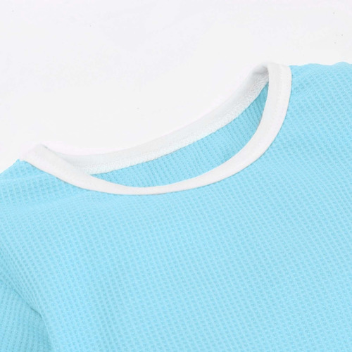 Mono De Manga Larga De Color Liso Para Bebés Y Niñas De Invi