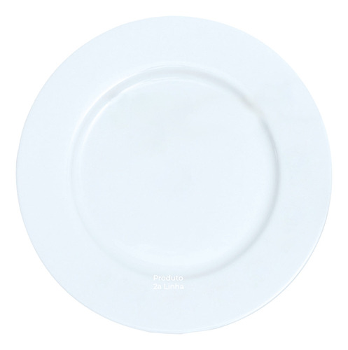 40 Pratos Rasos Versa Porcelana Branca Germer 2a Linha 28cm