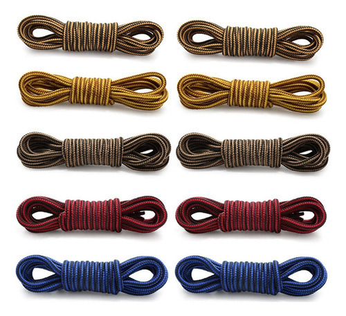 Para 5 Pares De Cordones Para Botas De Trabajo, Cordones