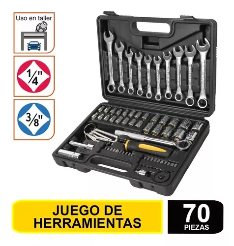 Juego de herramientas para mecánico 70 piezas