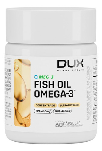 Dux Nutrition Ômega 3 Fish Oil Sem Sabor