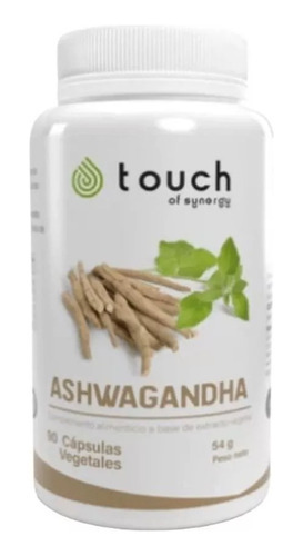 Ashwagandha Touch Of Synergy, 90 Veg Caps Sabor Neutro