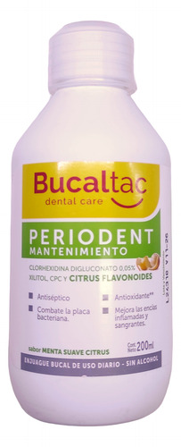 Enjuague Bucaltac Periodent Mantenimiento Citrus Flavonoides