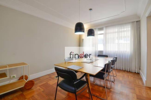 Alfred Na Alameda Fernão Cardim, 346. Apartamento Reformado À Venda, 179m², 3 Dormitórios, 1 Suíte E 2 Vagas. Jardim Paulista. 850m Do Dante Alighieri - Ap13239