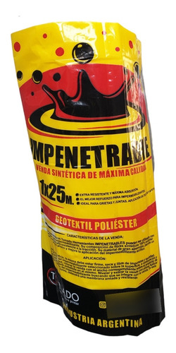 Manta Elástica Velo Geotextil 75 Gramos 1x25 No Sika 75