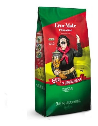 Erva Mate Nutrimate 1 Kg Moida Grossa Guri De Uruguaiana