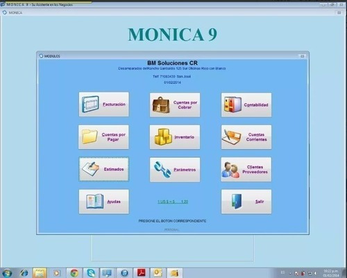 Monica 9 Programa Contable Administrativo Factura Inventario