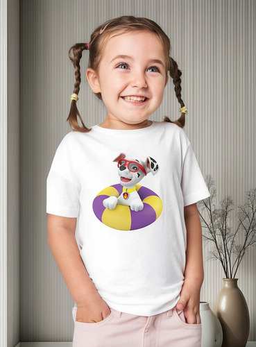 Playera Marshall Paw Patrol Salvavidas Patrulla De Cachorros