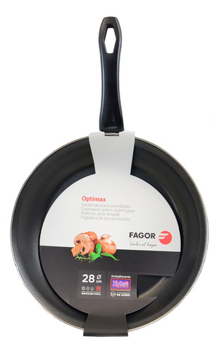 Sarten Antiadherente Esmaldado Fago Induccion D28 Cm Cocina