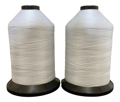 2 Hilo Tex 92 Multiusos Uso Rudo Aditivos Rayos Uv 6000 Mts Color Blanco