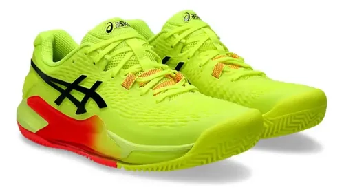 asics GEL-RESOLUTION 9 WIDE【27cm】 Tênis Asics Gel Resolution 9 Clay Paris Feminino Amarelo