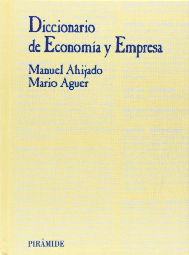 Libro Diccionario De Economía Y Empresa De  Ahijado Quintill