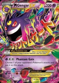 Pokemon - M-ex Gengar (35/119) - Fuerzas Phantom Xy - Holo