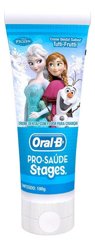 Pasta de dentes infantil Oral-B Pro-Saúde Frozen Stages  em creme 100 g