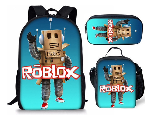 Roblox Conjunto De Mochila Infantil Estampada Style 10