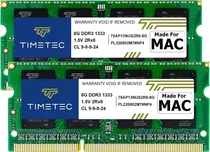 Comprar Timetec 16gb 8gbx2 Ddr3 1333mhz iMac Macbook Pro Mac