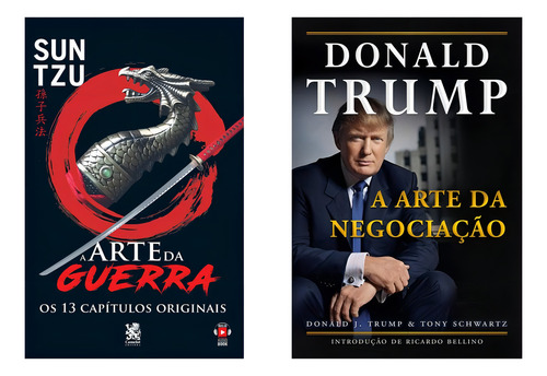 Kit Donald Trump & Sun Tzu A Arte Da Negociação + A Arte Da Guerra, De Vários Autores., Vol. 1. Editorial Kit De Livros, Capa Mole, Edição 2022 01 01 00:00:00 Em
