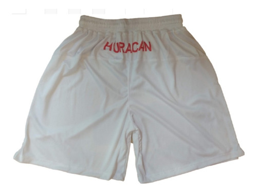 Imagen 2 de 5 de Short Oficial Huracán Tbs 2020 Blanco/bl