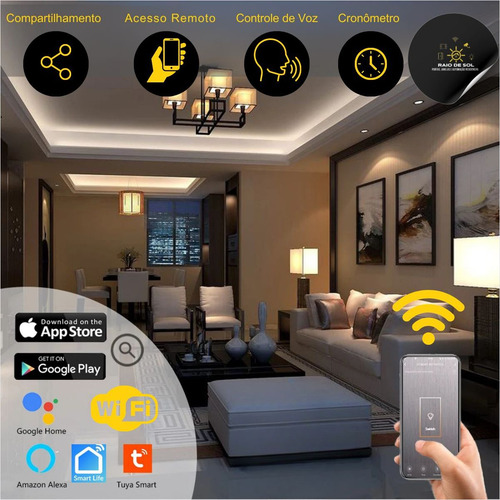 Interruptor Mini Módulo Relé Wi-fi 1 Canal Paralelo Ekaza