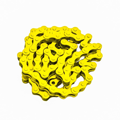 Cadena 1 Paso Para Bicicleta Color Amarillo