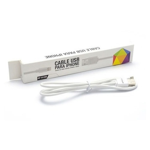 Cable Cargador Para Apple Ripcolor Blanco/negro Queoferta.uy