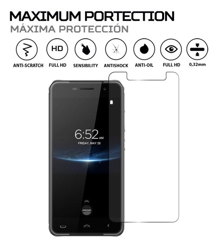 Protector De Pantalla Anti-shock Homtom Ht37 Pro
