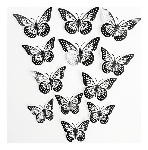 Adhesivo De Pared Con Forma De Mariposa, Papel, Mariposa, Ex