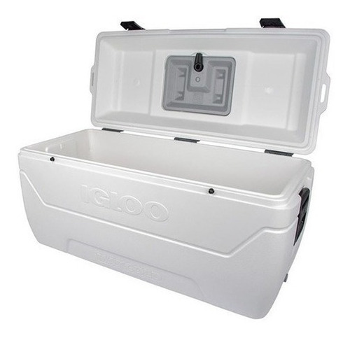 Hielera Igloo Grande Jumbo Blanca 165 Q, 280 Latas, 156 Ltrs