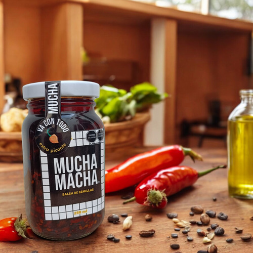 Mucha Macha Salsa De Semillas Extra Picante Habanero 250ml