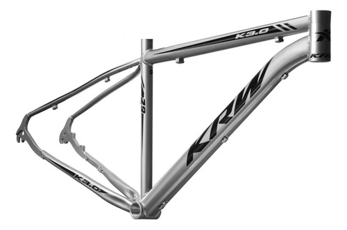 Bicicleta Aro 29 Krw Alum 27v Shimano Acera Hidrál Trava S31 Cor Prata/preto