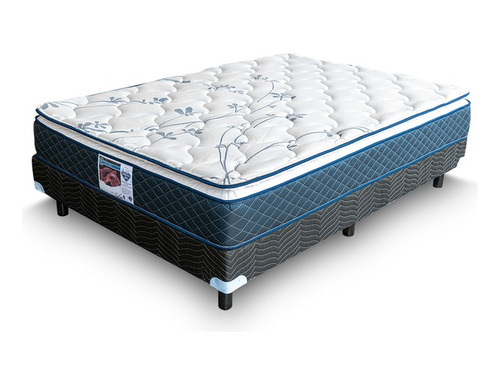 Colchón Queen Size Spring Air Carmín + Box Sp